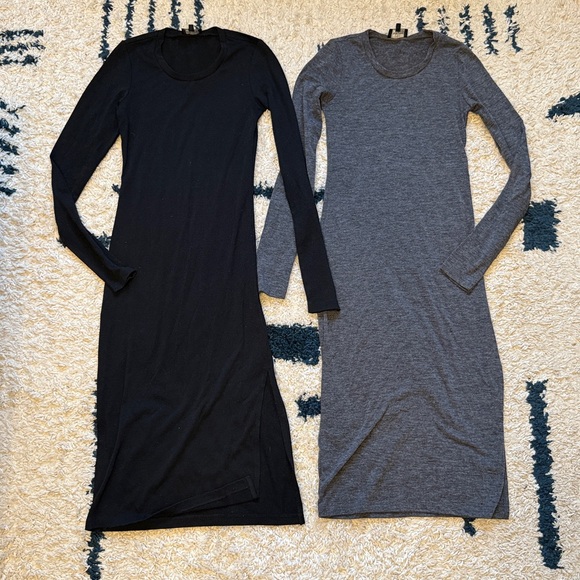 2 Wilfred Crewneck Slit Dress - Picture 1 of 7